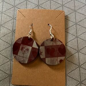 Heart Patterned Earrings